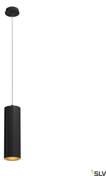 Lampada a sospensione Anela LED Ø8,4 cm nero dimmerabile