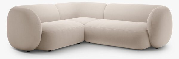 Divano angolare Kate in velluto – L252 cm