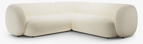 Divano angolare Kate in tessuto strutturato – L252 cm