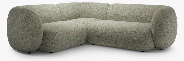 Divano angolare Kate in tessuto strutturato – L252 cm