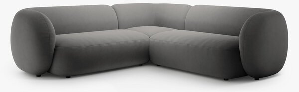Divano angolare Kate in velluto – L252 cm