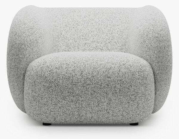 Poltrona Kate in tessuto strutturato – L108 cm