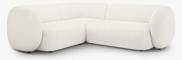 Divano angolare Kate in bouclé – L252 cm