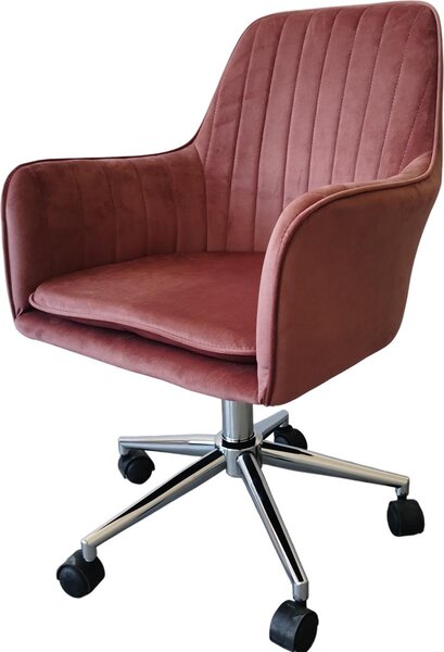 Sedia girevole Ashley Mauve