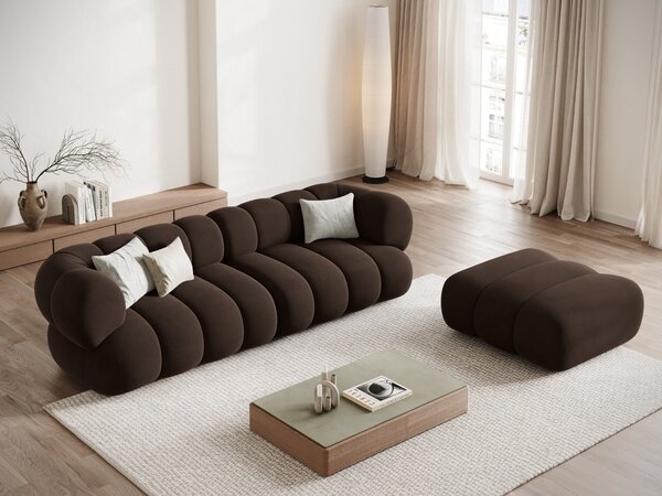Pouf Koge in velluto – 95x95 cm