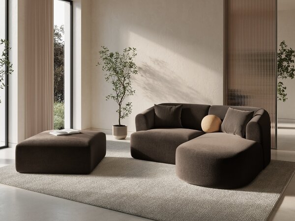 Pouf Campi in velluto – 90x90 cm
