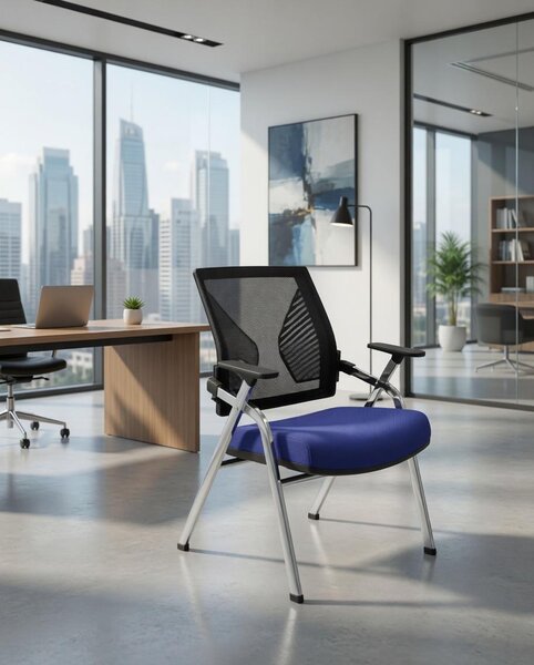 Poltrona da ufficio ergonomica con schienale in rete per un comfort ottimale