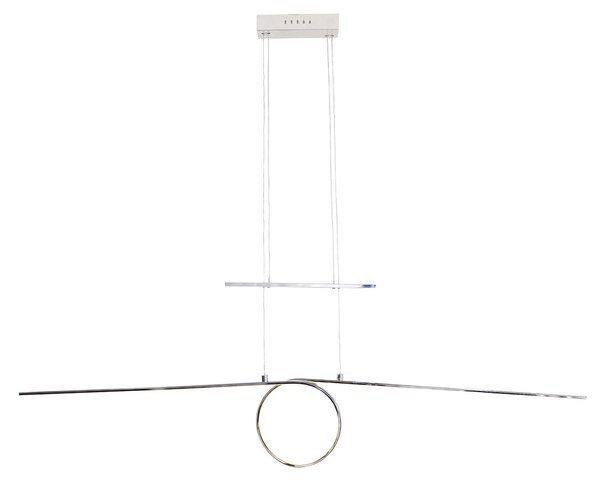 Lampada a sospensione Näve LED; colore: argento, 7057059