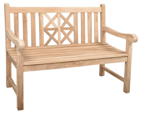 Panca da giardino in teak a 2 posti PANTAR 120 cm by Garden Pleasure