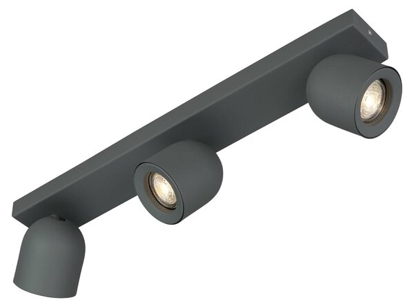 Faretto da soffitto 3xGU10 struttura grigia - Downlight / spot / floodlight 42003