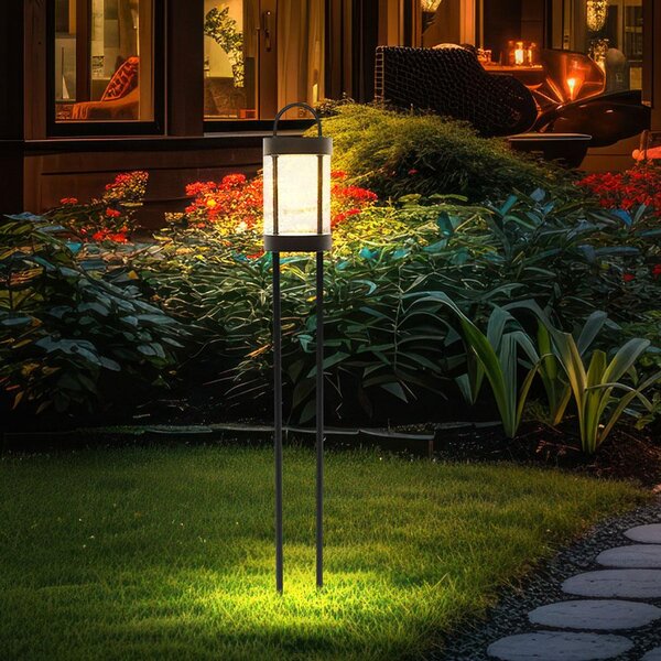 NOWA luce da esterno in metallo nero, LED