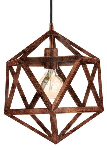 Eglo 49797 Embleton lampada a sospensione Ø 30cm rame antico