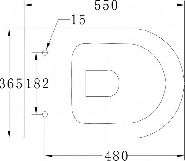 WC sospeso a muro modello B-8030R di Bernstein, colore nero opaco, completo di copriwater con sistema di chiusura ammortizzata
