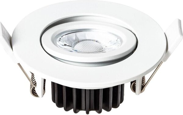 Faretto LED da incasso a soffitto LB22 EDOS piatto orientabile bianco 520lm 3000K 7008115
