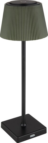 GLOBO 58434BP GREGOIR lampada da tavolo in metallo nero opaco, LED