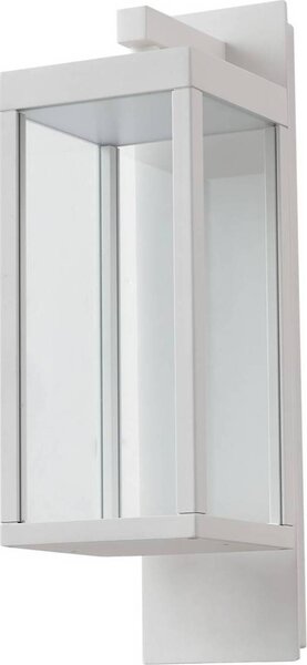 Lucande LED lampada da parete per esterni Ferdinand, bianco, metallo, 38 cm