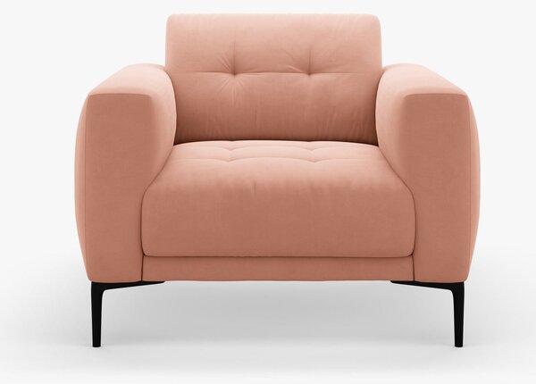 Poltrona Bemy in velluto Salvador L85 cm