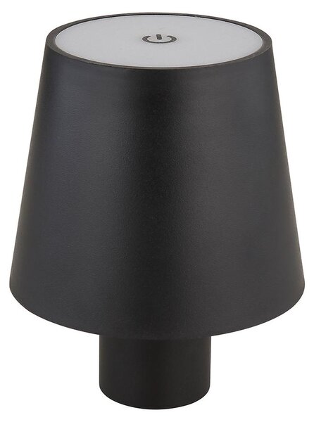 Lampada da tavolo a LED, lampada a bottiglia, touch dimmer, batteria ricaricabile, H 13 cm