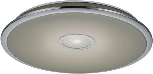 Trio LED plafoniera Okinawa cromo Ø65cm 50W 5000lm CCT 3000K-5500K luce notturna dimmerabile cielo stellato telecomando