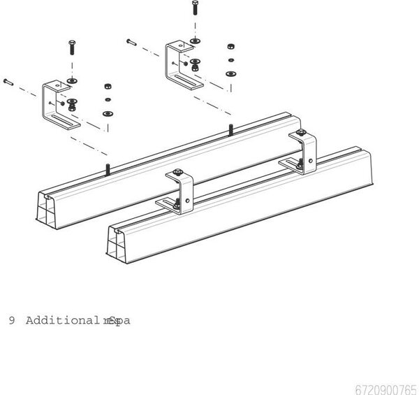 Console a pavimento con smorzatore di vibrazioni con smorzatore di vibrazioni