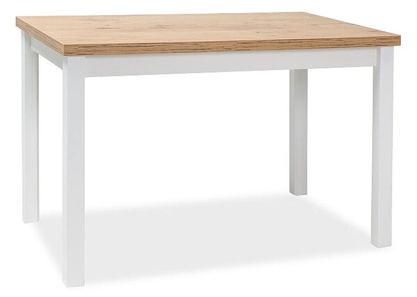 Tavolo Adam in rovere lancelot/bianco opaco - L100 x l60 x h75 cm