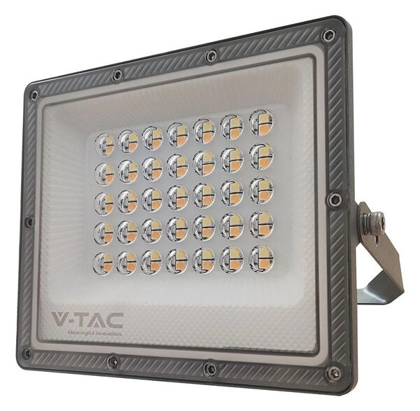 Faro proiettore Led 30W Grigio da esterno IP65 CCT temperatura colore regolabile V-TAC