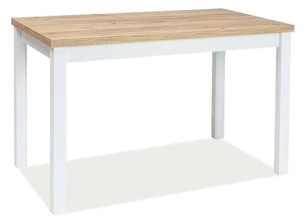 Tavolo Adam in rovere dorato/bianco - L100 x l60 x h75 cm