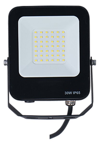Faro proiettore Led 30W Nero da esterno IP65 Bianco neutro 4000K Lumix Space