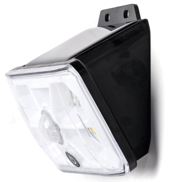 Aigostar - Lampada solare LED con sensore, LED/3,7 V, 6500 K, 500 mAh, IP65, nera