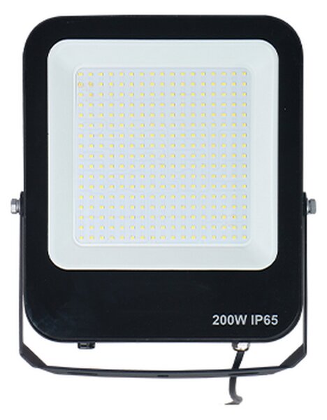 Faro proiettore Led 200W Nero da esterno IP65 Bianco neutro 4000K Lumix Space