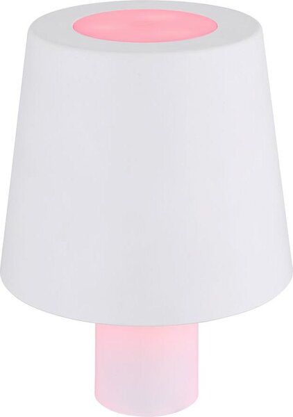 Lampada da tavolo LED RGB, lampada a bottiglia, bianca, touch, H 14 cm