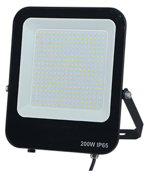 Faro proiettore Led 200W Nero da esterno IP65 Bianco neutro 4000K Lumix Space