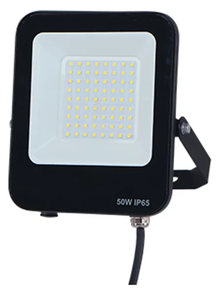 Faro proiettore Led 50W Nero da esterno IP65 Bianco neutro 4000K Lumix Space