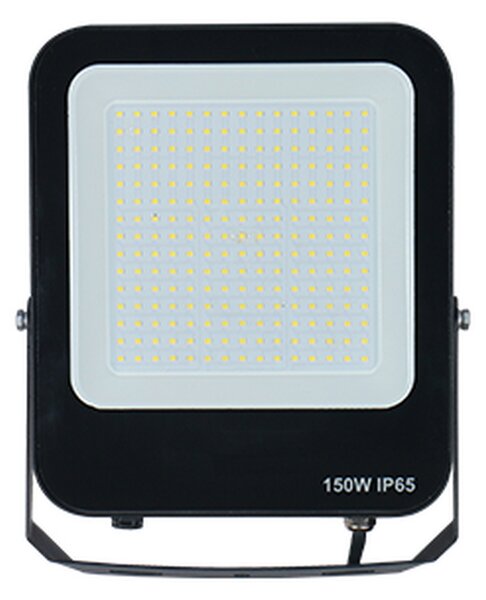 Faro proiettore Led 150W Nero da esterno IP65 Bianco neutro 4000K Lumix Space