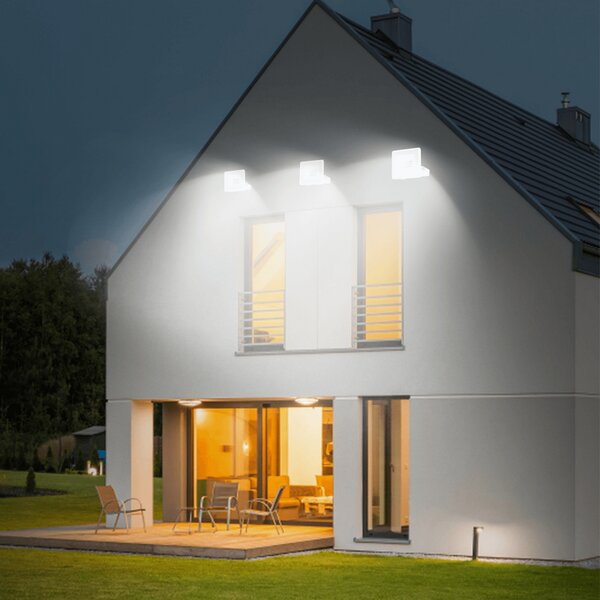 Faro proiettore Led 20W Bianco da esterno slim IP65 Bianco freddo 6500K Aigostar