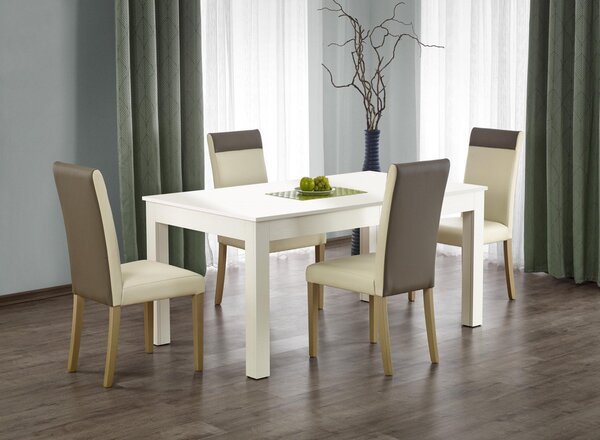 Tavolo allungabile Seweryn in bianco - L160-300 cm