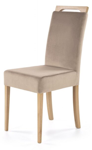 Sedia Clarion beige/grigio miele Monolith 09