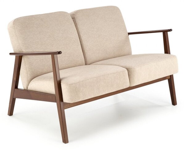 Divano 2 posti Milano 2S in beige, grigio scuro