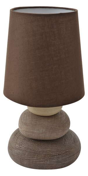 Näve 3045214 Lampada da tavolo in tessuto ; Colore: Marrone