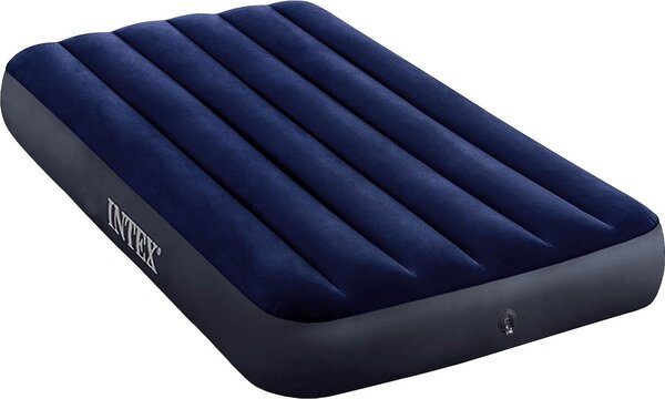 Letto per ospiti, materasso gonfiabile per 2 persone, tecnologia Fiber-Tech, superficie in peluche, idrorepellente, per uso interno/esterno, portata massima del materasso gonfiabile: 272 kg