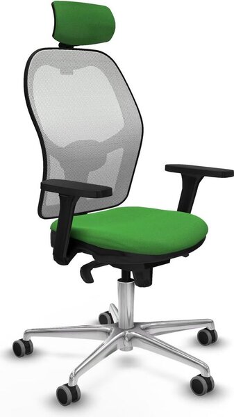 Sedia da ufficio con poggiatesta Piqueras y Crespo 3D086G2 verde