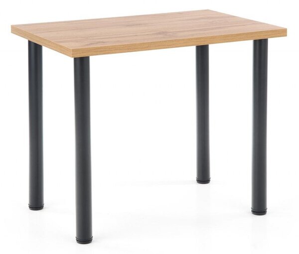 Tavolo Modex 2 in rovere/nero - L90 x L60 x H75