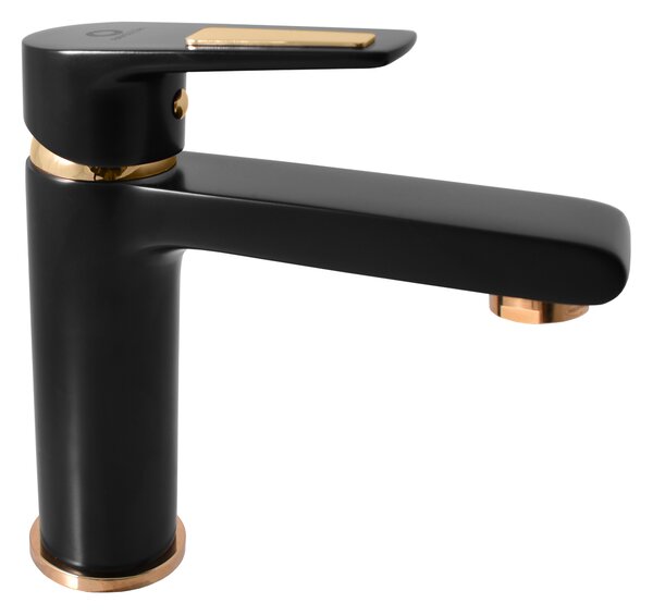Slezák-RAV Slezák Rav CO328CMATZ Miscelatore per lavabo nero opaco/oro Colore: nero opaco/oro, Dimensione: 3/8''