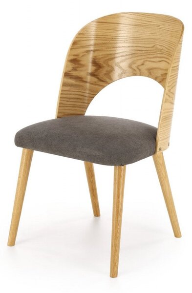 Sedia Cadiz natur/grigio H83 cm