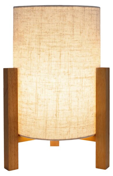 Lampada da tavolo soggiorno lampada da tavolo camera da letto tessuto natura retrò beige 3193827