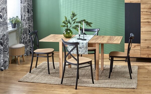 Tavolo Gracjan allungabile in rovere artigianale - L80-160 cm