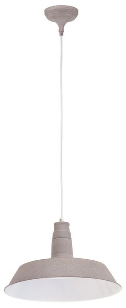 Elegante lampada a sospensione in acciaio con struttura