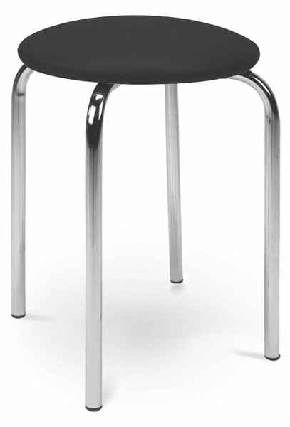 Sedia sgabello Chico nero V04