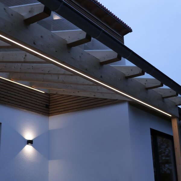 DOTLUX Striscia LED 48W 10mm 5000K IP66 Rotolo da 5m incl. cavo di collegamento da 15cm su un lato