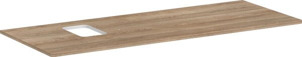 Hansgrohe Xelu Q Console avec découpe à gauche, 1360x550, pour vasque à poser, avec trou pour robinet, 54123230, 54123230